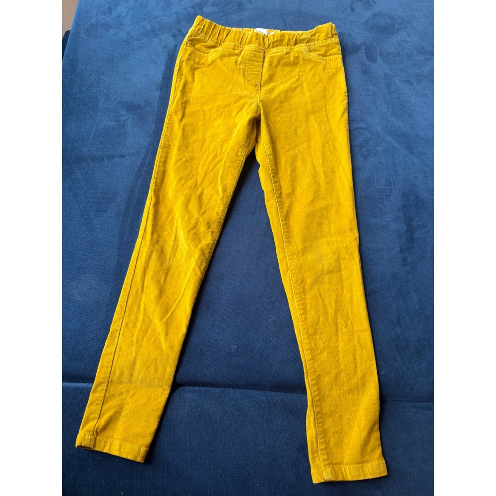 Boden Kids Mustard Corduroy Pants 10Y 140cm Elastic Waist Yellow